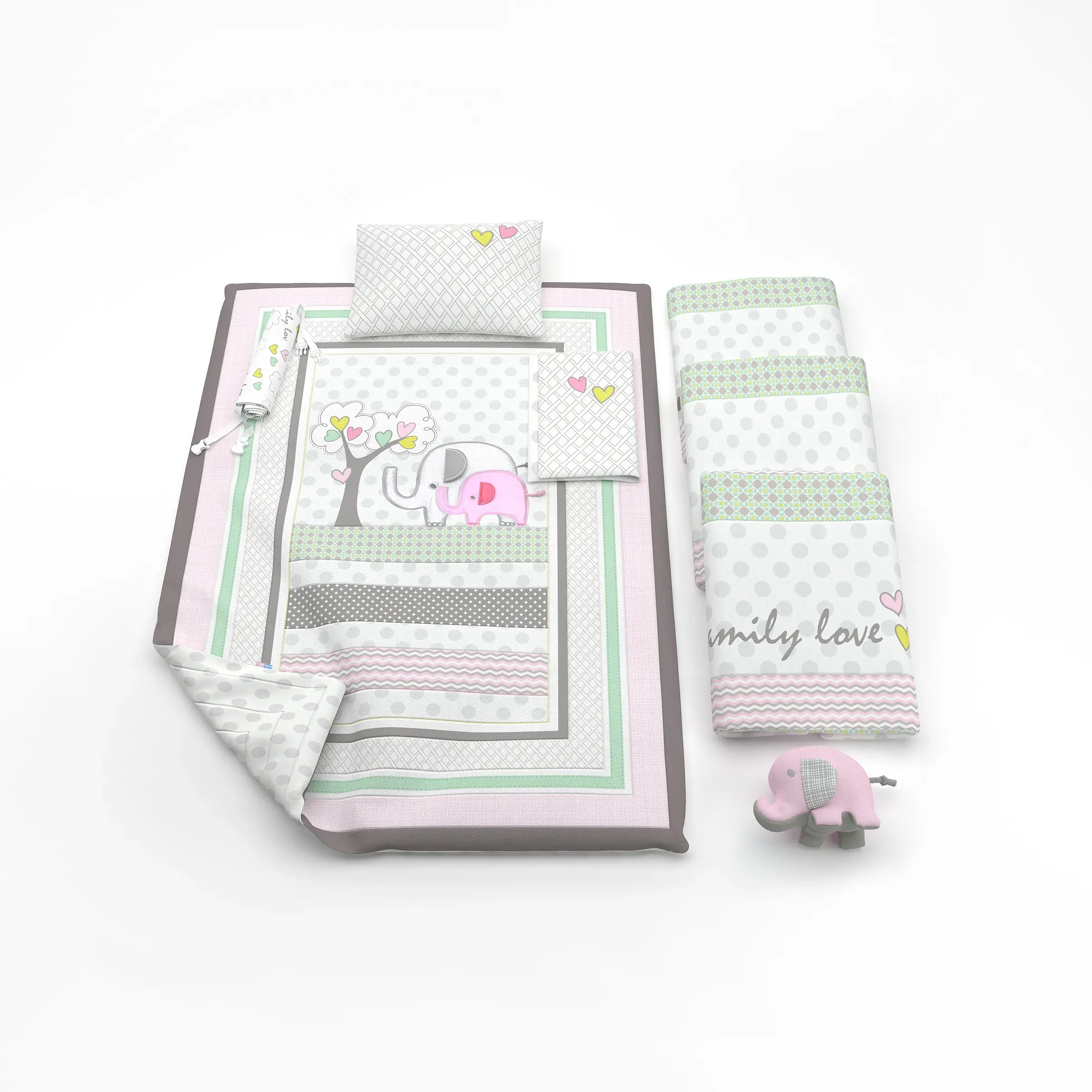 سرویس روتختی هفت تکه Family Love Girl